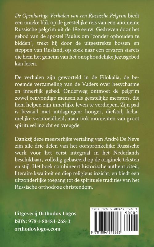 De Openhartige Verhalen van een Russische Pelgrim (Paperback) De Openhartige Verhalen van een Russische Pelgrim (Paperback)