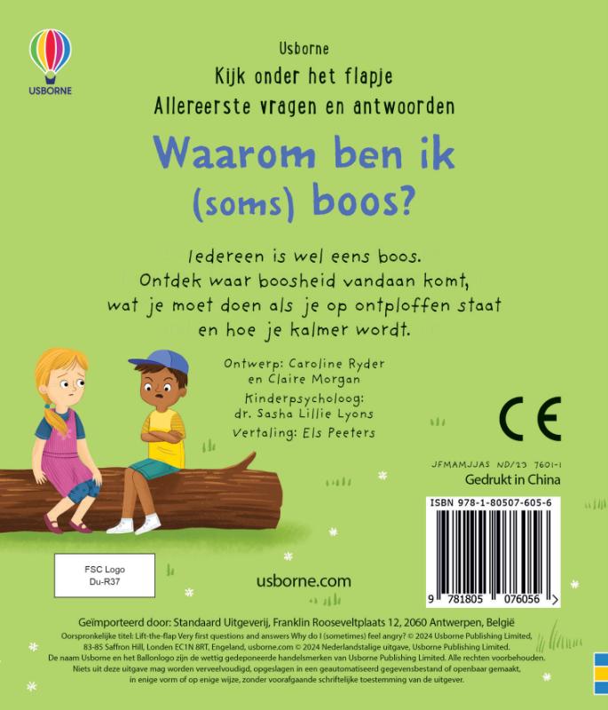 Waarom ben ik (soms) boos? (Kartonboek) Waarom ben ik (soms) boos? (Kartonboek)