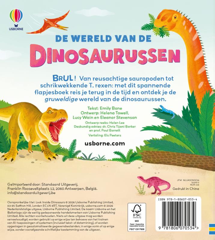 De wereld van de dinosaurussen (Kartonboek) De wereld van de dinosaurussen (Kartonboek)