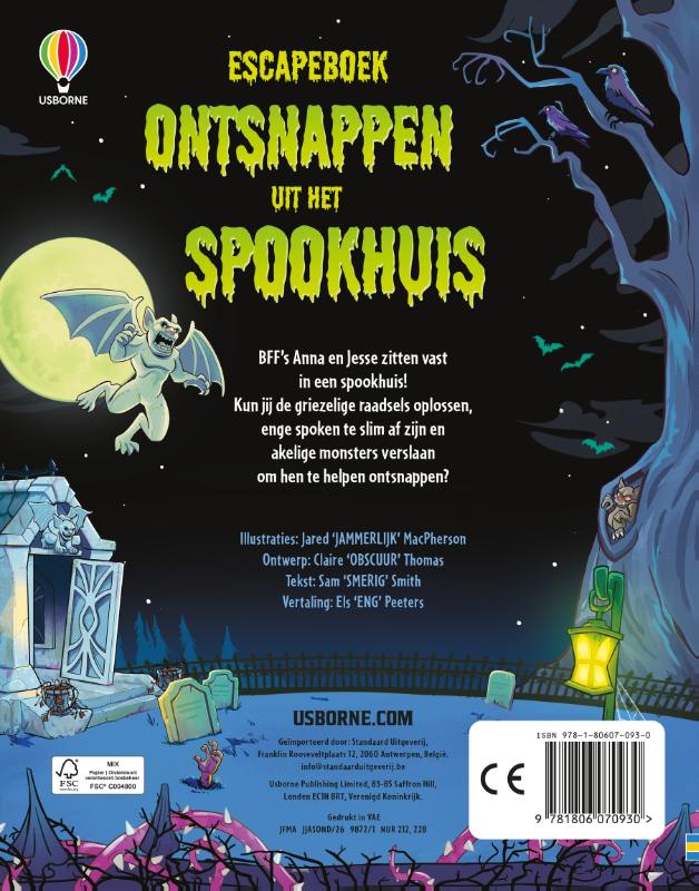 Ontsnappen uit het spookhuis (Hardback) Ontsnappen uit het spookhuis (Hardback)