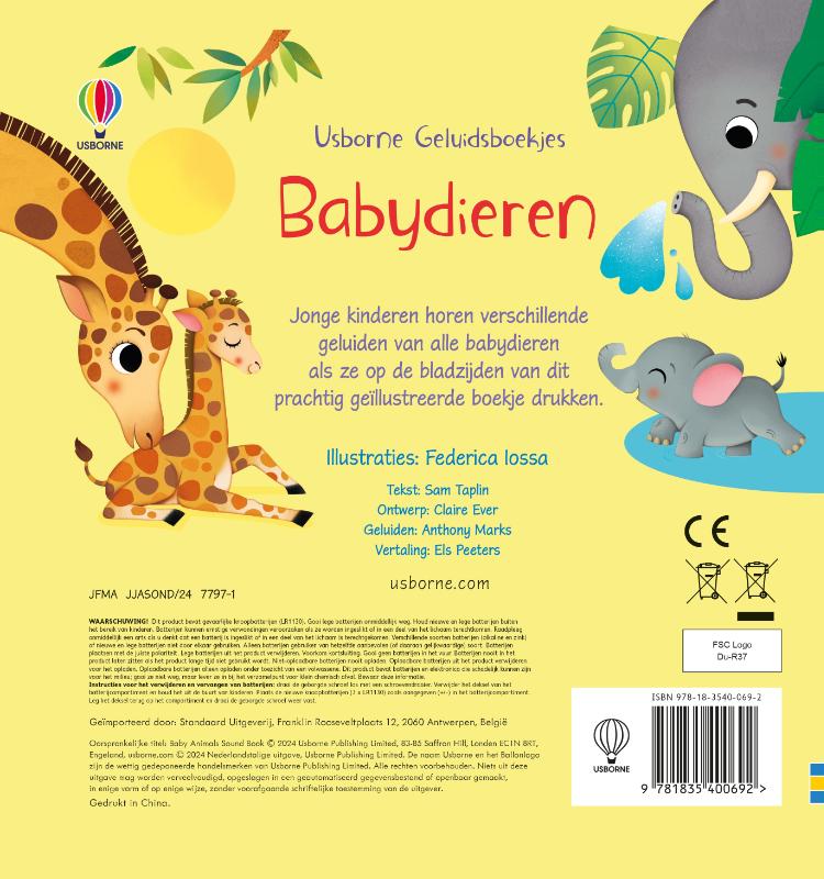 Babydieren (Kartonboek) Babydieren (Kartonboek)