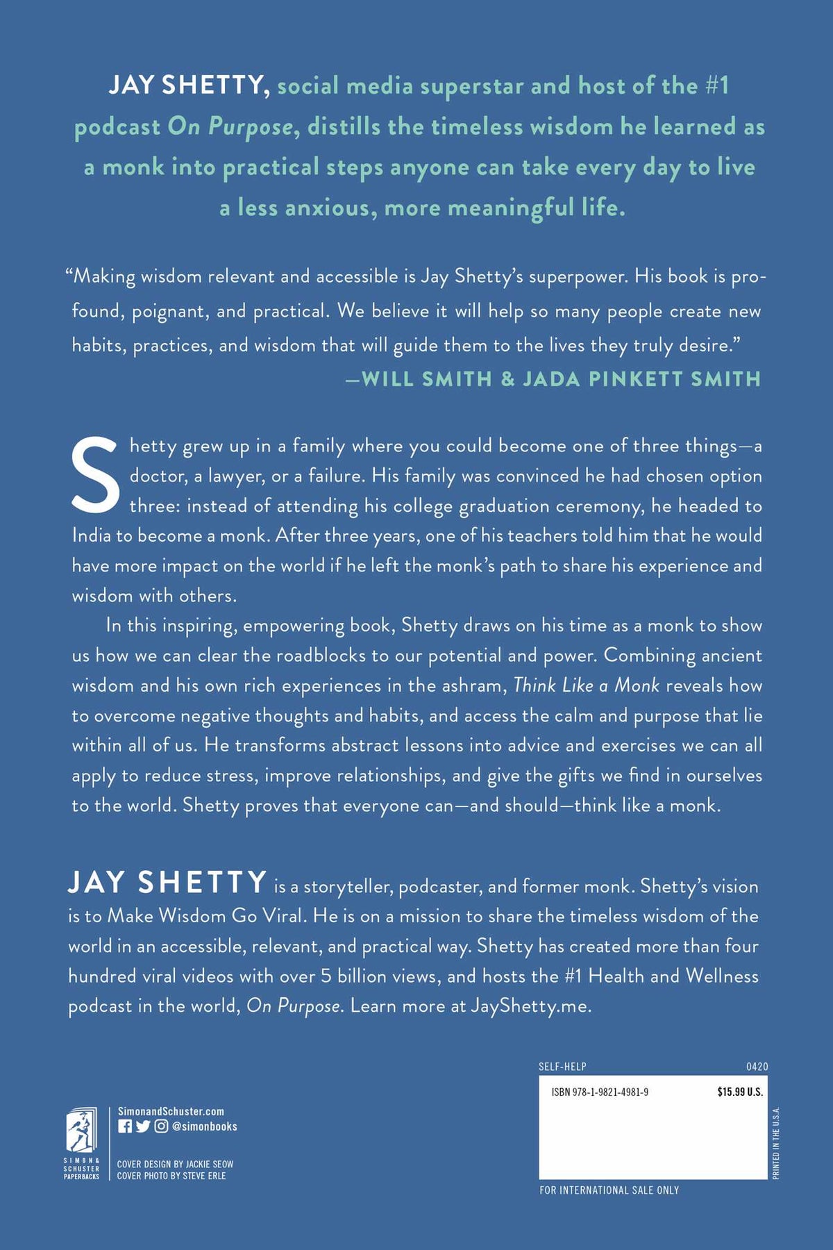 Think Like a Monk (Paperback) Think Like a Monk (Paperback)