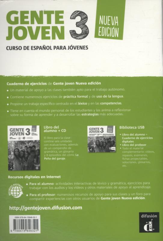 Gente joven 3 - Cuaderno de ejercicios (Paperback) Gente joven 3 - Cuaderno de ejercicios (Paperback)