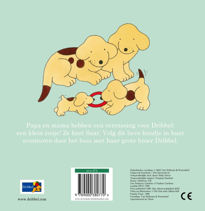 Dribbels kleine zusje (Kartonboek) Dribbels kleine zusje (Kartonboek)
