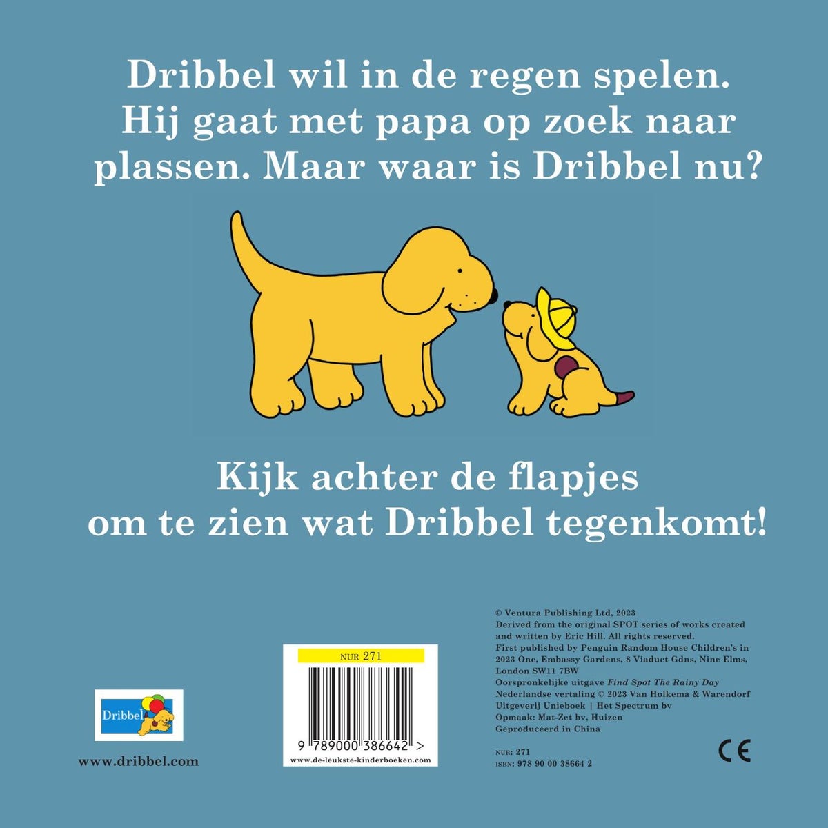 Dribbel speelt in de regen (Kartonboek) Dribbel speelt in de regen (Kartonboek)