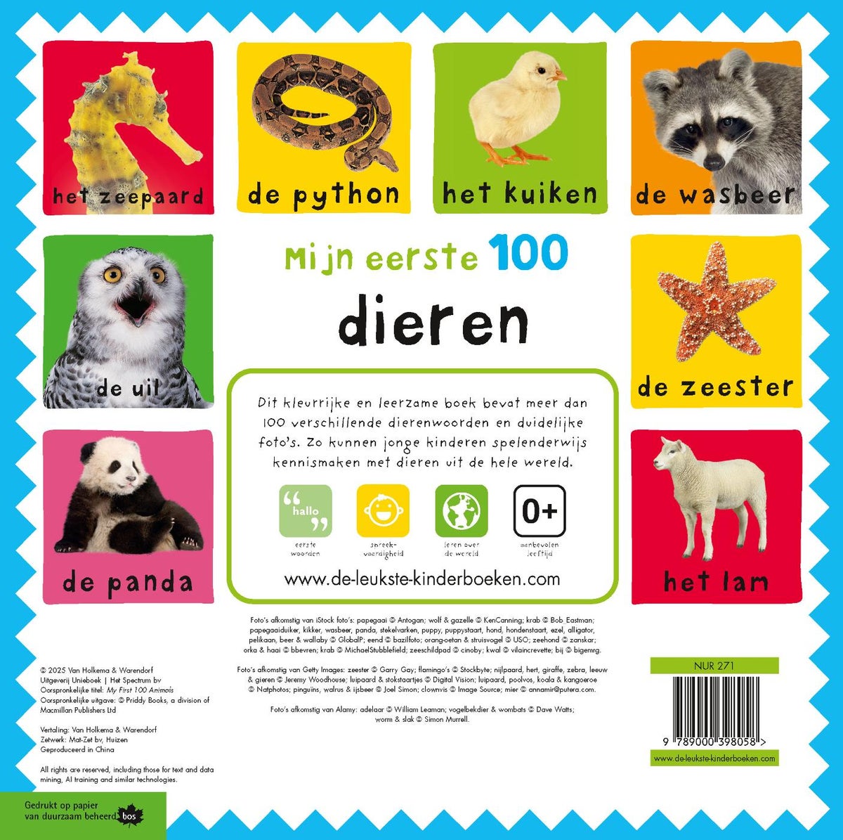 Mijn eerste 100 dieren (Kartonboek) Mijn eerste 100 dieren (Kartonboek)