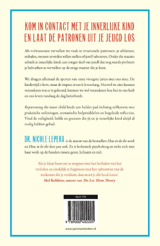 Reparenting the inner child (Paperback) Reparenting the inner child (Paperback)