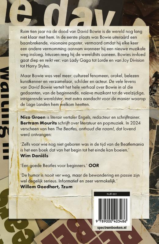 De vele levens van David Bowie (Paperback) De vele levens van David Bowie (Paperback)