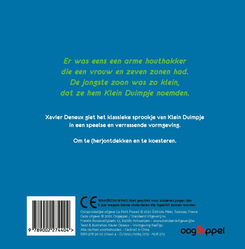 Klein Duimpje (Kartonboek) Klein Duimpje (Kartonboek)
