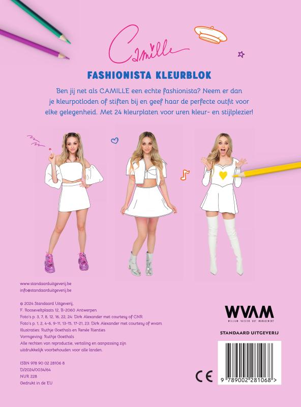 Fashionista Kleurblok (Paperback) Fashionista Kleurblok (Paperback)