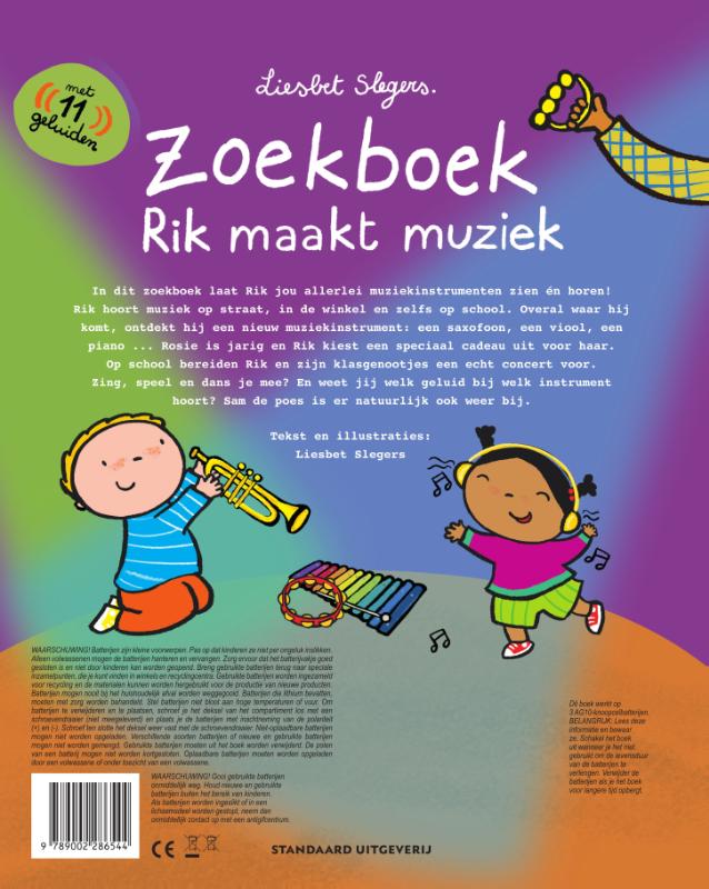 Zoek- en geluidenboek Rik maakt muziek (Hardback) Zoek- en geluidenboek Rik maakt muziek (Hardback)