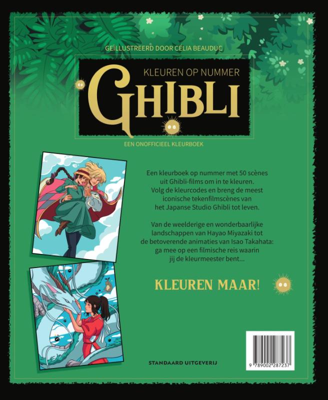 Kleuren op nummer - Ghibli (Hardback) Kleuren op nummer - Ghibli (Hardback)