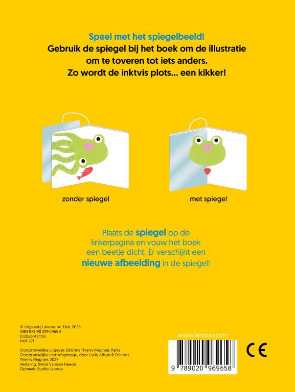 Spiegelspel! - Interactief voorleesboek met spiegel (Kartonboek) Spiegelspel! - Interactief voorleesboek met spiegel (Kartonboek)