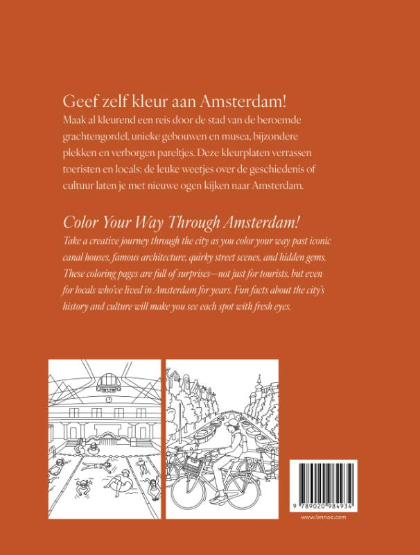 Kleurboek Amsterdam I Coloring Book Amsterdam (Hardback) Kleurboek Amsterdam I Coloring Book Amsterdam (Hardback)