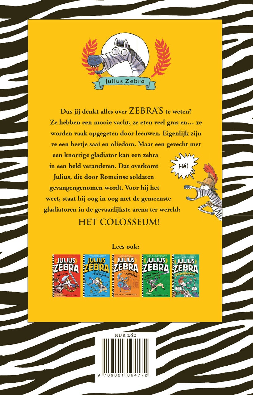 Julius Zebra - 1 Rollebollen met de Romeinen (Paperback) Julius Zebra - 1 Rollebollen met de Romeinen (Paperback)