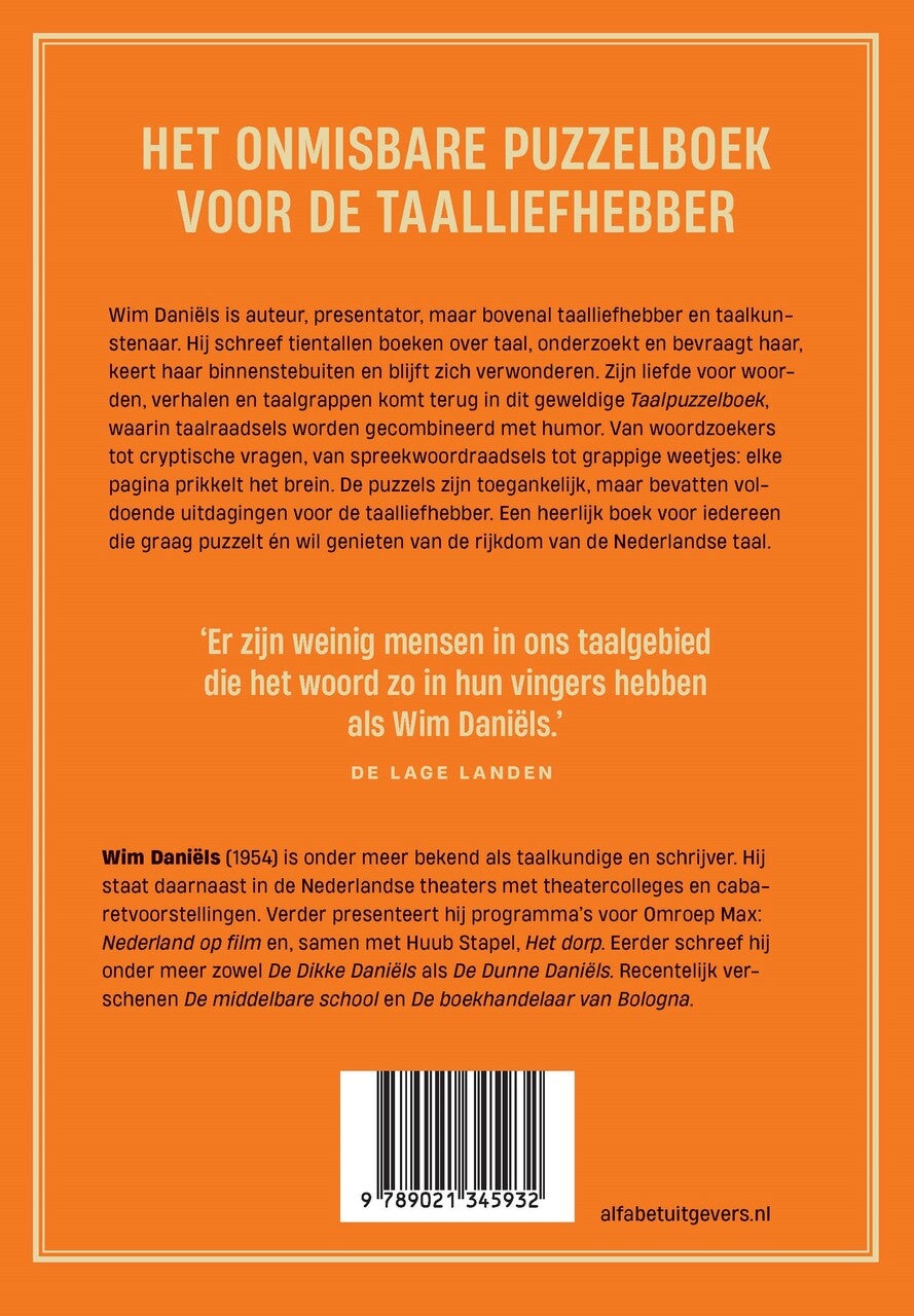 Het Wim Daniëls Taalpuzzelboek (Hardback) Het Wim Daniëls Taalpuzzelboek (Hardback)