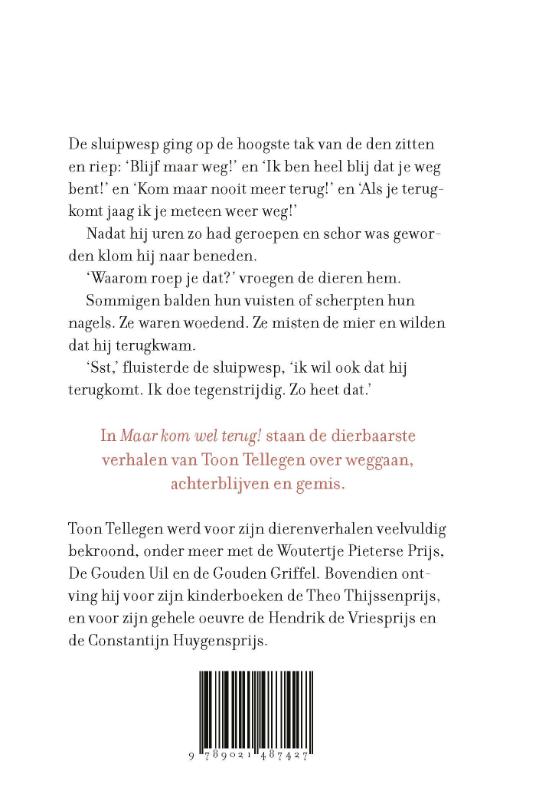 Maar kom wel terug! (Hardback) Maar kom wel terug! (Hardback)