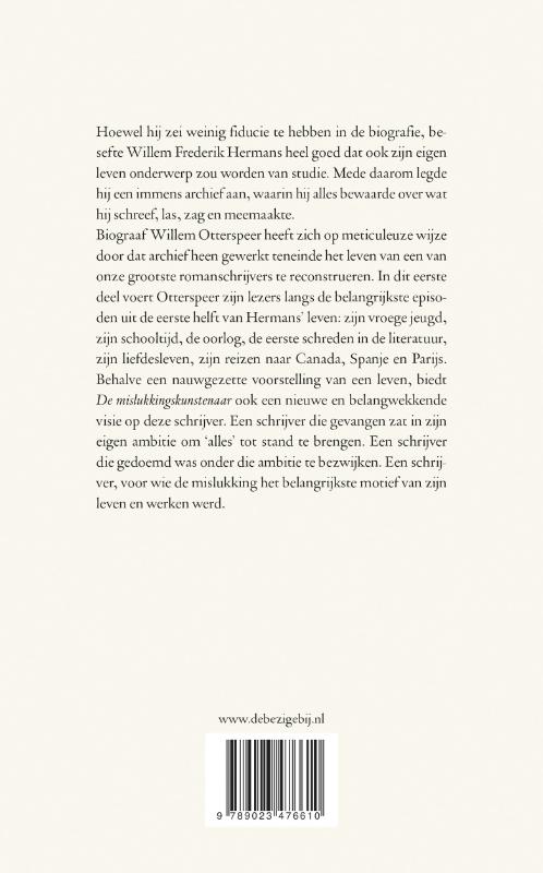 De mislukkingskunstenaar (Hardback) De mislukkingskunstenaar (Hardback)