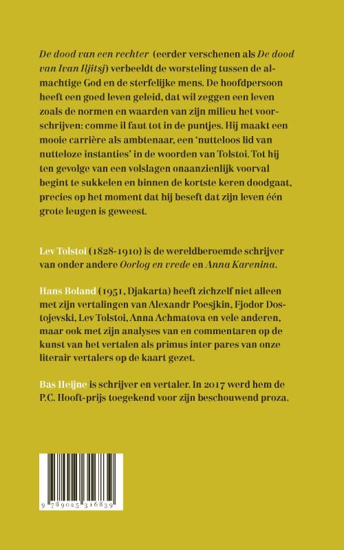 De dood van een rechter (Hardback) De dood van een rechter (Hardback)