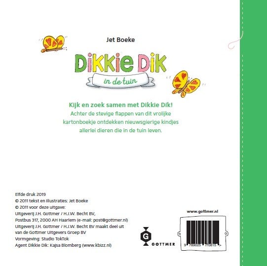 Dikkie Dik in de tuin (Kartonboek) Dikkie Dik in de tuin (Kartonboek)
