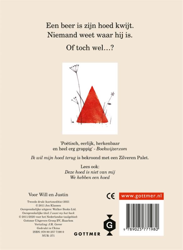 Ik wil mijn hoed terug (Hardback) Ik wil mijn hoed terug (Hardback)