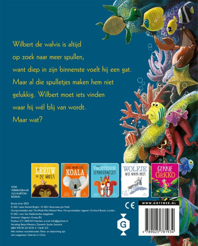 De walvis wilde meer (Kartonboek) De walvis wilde meer (Kartonboek)