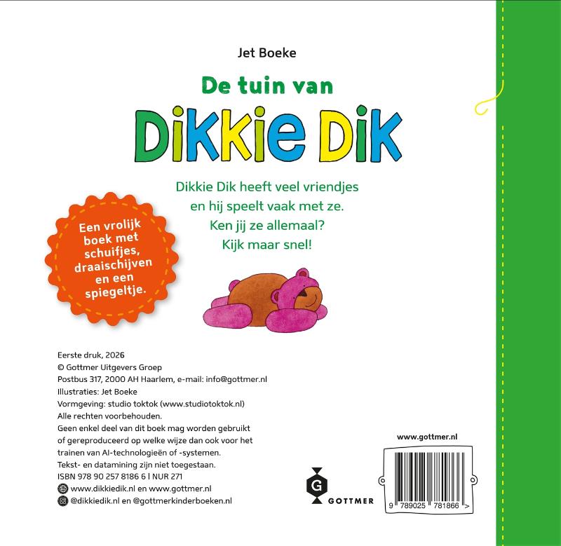 De tuin van Dikkie Dik (Kartonboek) De tuin van Dikkie Dik (Kartonboek)