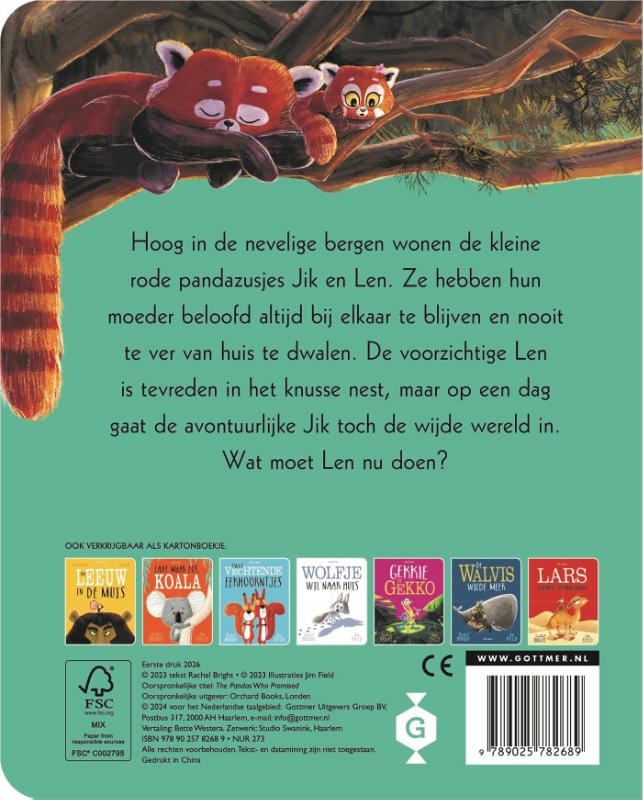 Beloofd is beloofd, kleine panda's (Kartonboek) Beloofd is beloofd, kleine panda's (Kartonboek)