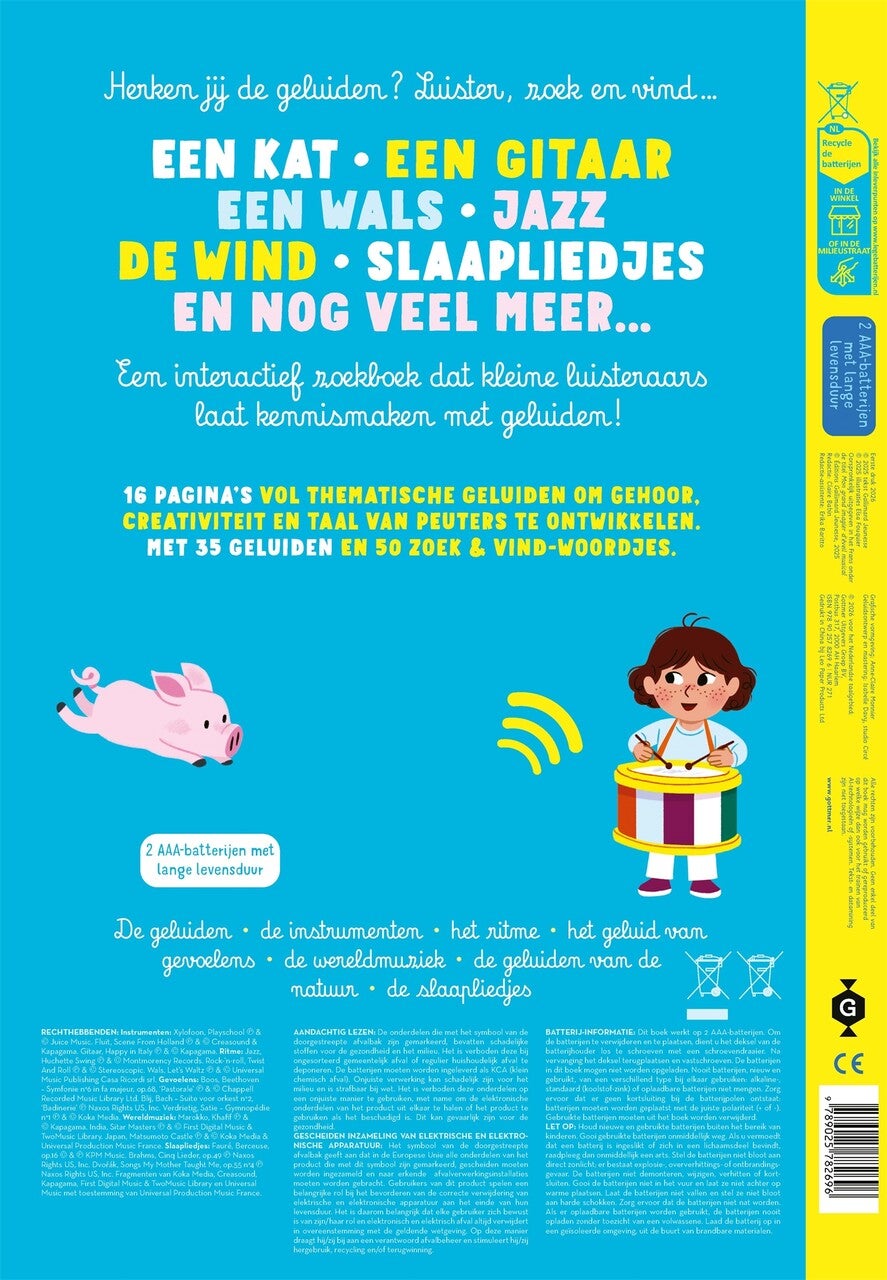 Mijn grote muziekboek met geluiden (Kartonboek) Mijn grote muziekboek met geluiden (Kartonboek)