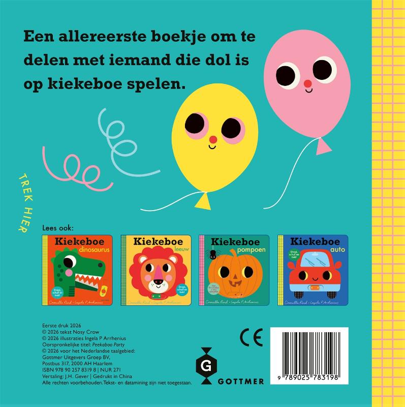 Kiekeboe feestje (Kartonboek) Kiekeboe feestje (Kartonboek)
