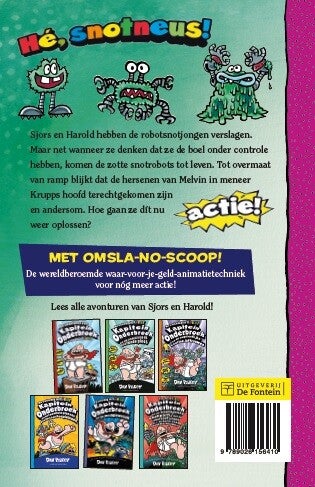 Kapitein Onderbroek en de knotsgekke knokpartij met de robotsnotjongen deel 2 (Hardback) Kapitein Onderbroek en de knotsgekke knokpartij met de robotsnotjongen deel 2 (Hardback)