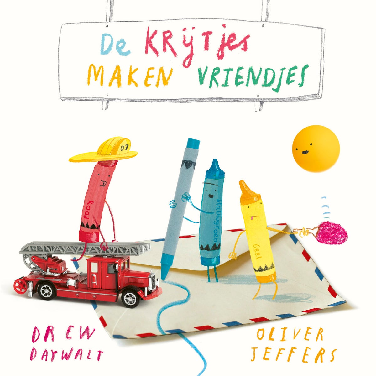 De krijtjes maken vriendjes (Hardback) De krijtjes maken vriendjes (Hardback)
