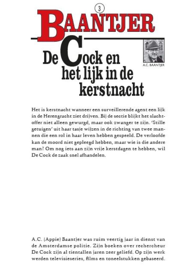 De Cock en het lijk in de kerstnacht (deel 3) (Paperback) De Cock en het lijk in de kerstnacht (deel 3) (Paperback)