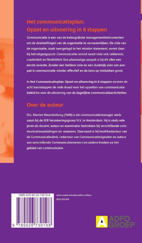 Het communicatieplan (Paperback) Het communicatieplan (Paperback)