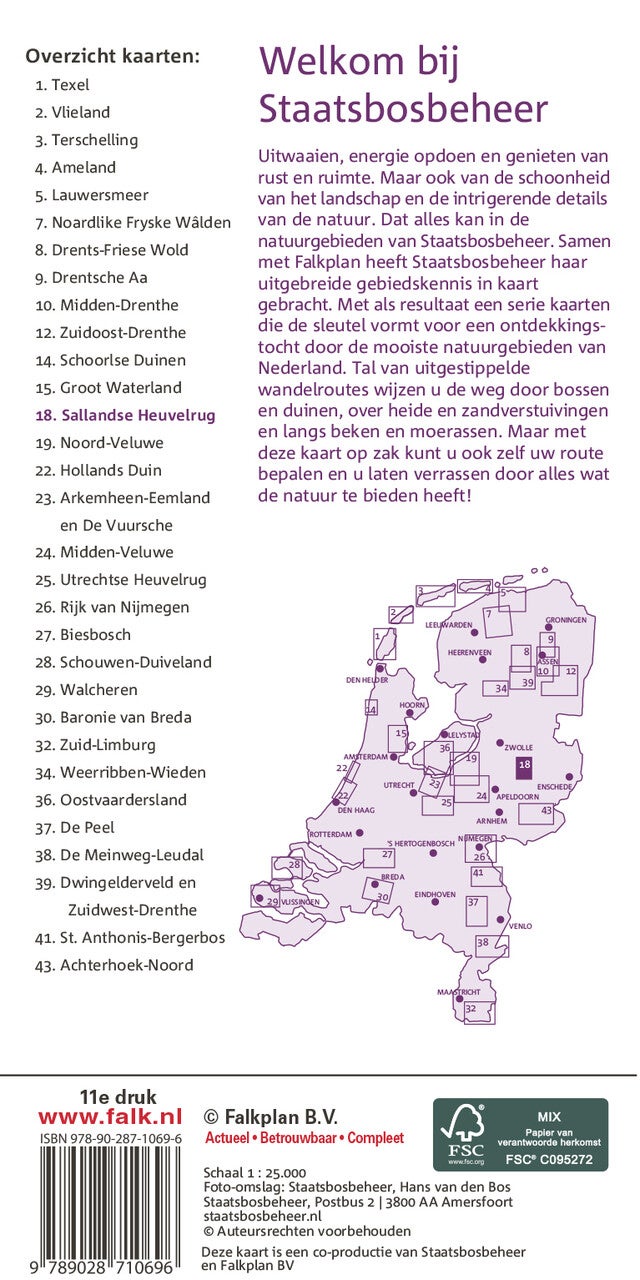 Sallandse Heuvelrug 18 SBB (Paperback) Sallandse Heuvelrug 18 SBB (Paperback)