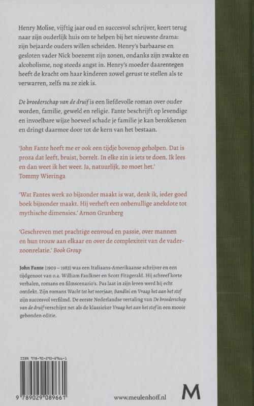 De broederschap van de druif (Hardback) De broederschap van de druif (Hardback)