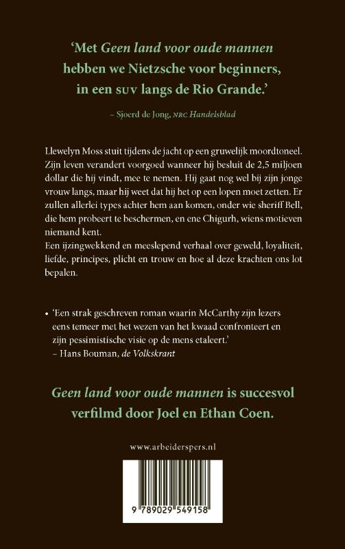 Geen land voor oude mannen (Paperback) Geen land voor oude mannen (Paperback)