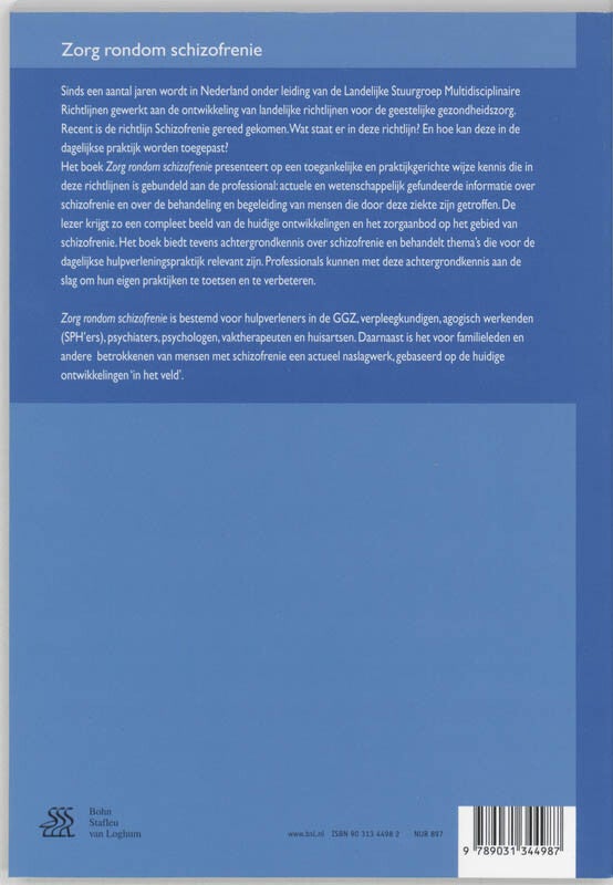 Zorg rondom schizofrenie (Paperback) Zorg rondom schizofrenie (Paperback)