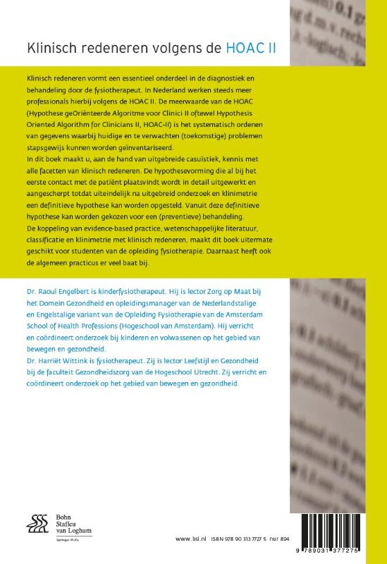 Klinisch redeneren volgens de HOAC II (Paperback) Klinisch redeneren volgens de HOAC II (Paperback)