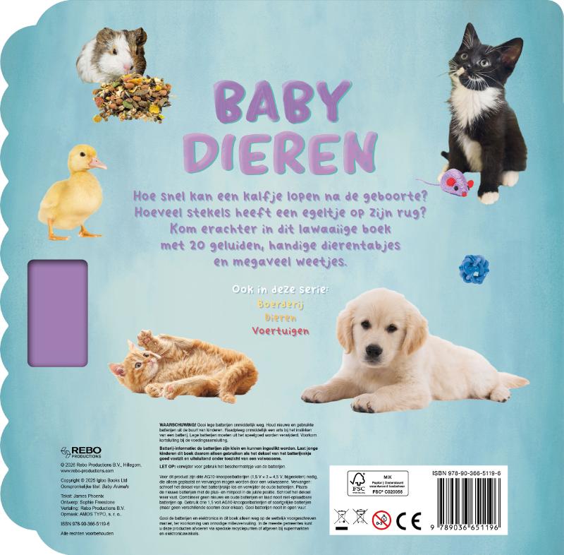 Babydieren (Kartonboek) Babydieren (Kartonboek)