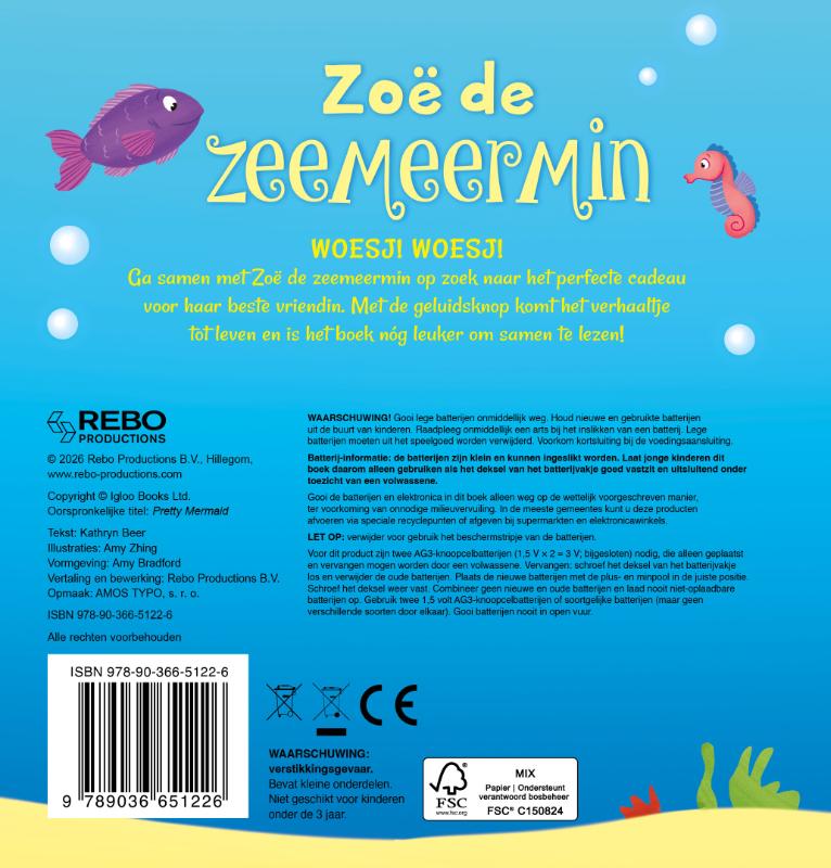 Zoë de zeemeermin (Kartonboek) Zoë de zeemeermin (Kartonboek)