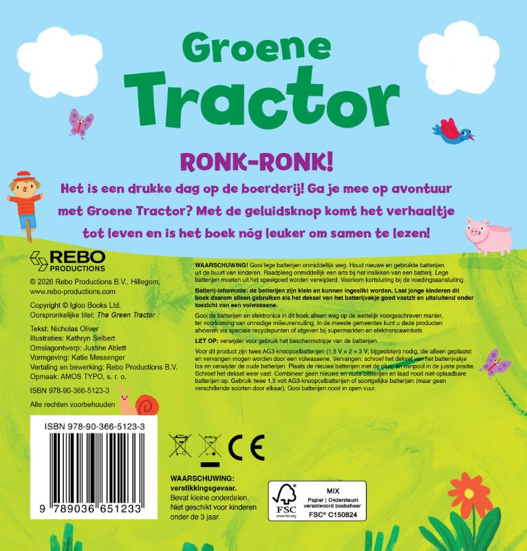 Groene Tractor (Kartonboek) Groene Tractor (Kartonboek)