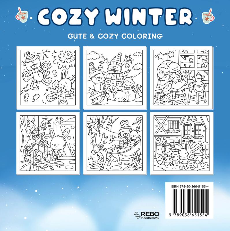 Cozy winter - Coloring Book Cafe (Paperback) Cozy winter - Coloring Book Cafe (Paperback)