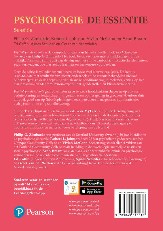 Psychologie, de essentie, 5e editie met MyLab NL (Paperback) Psychologie, de essentie, 5e editie met MyLab NL (Paperback)