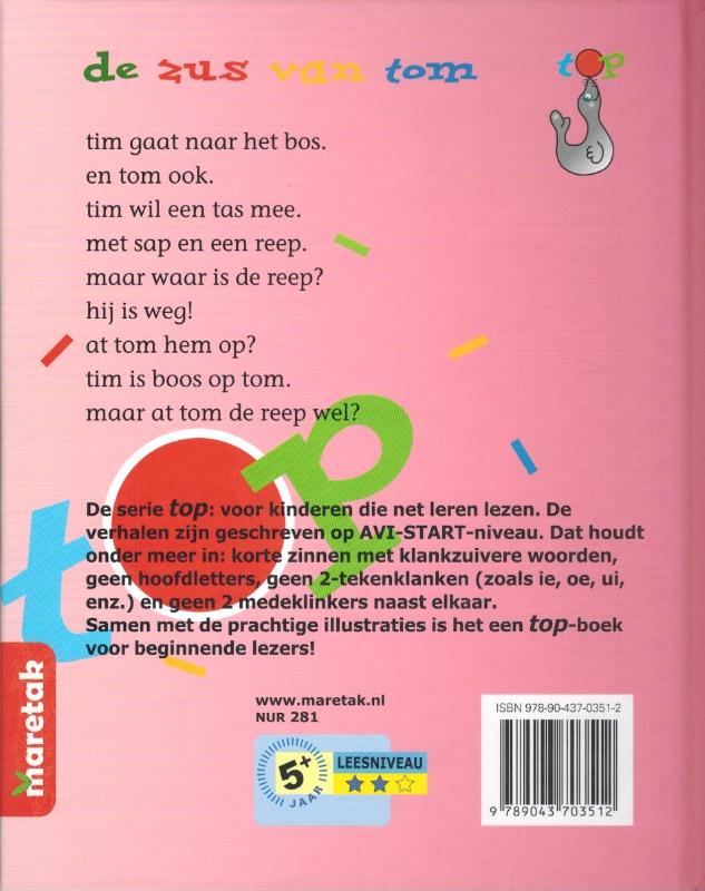 De zus van Tom (Hardback) De zus van Tom (Hardback)