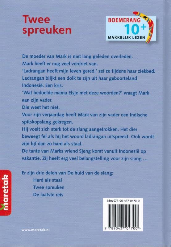 De twee spreuken (Hardback) De twee spreuken (Hardback)