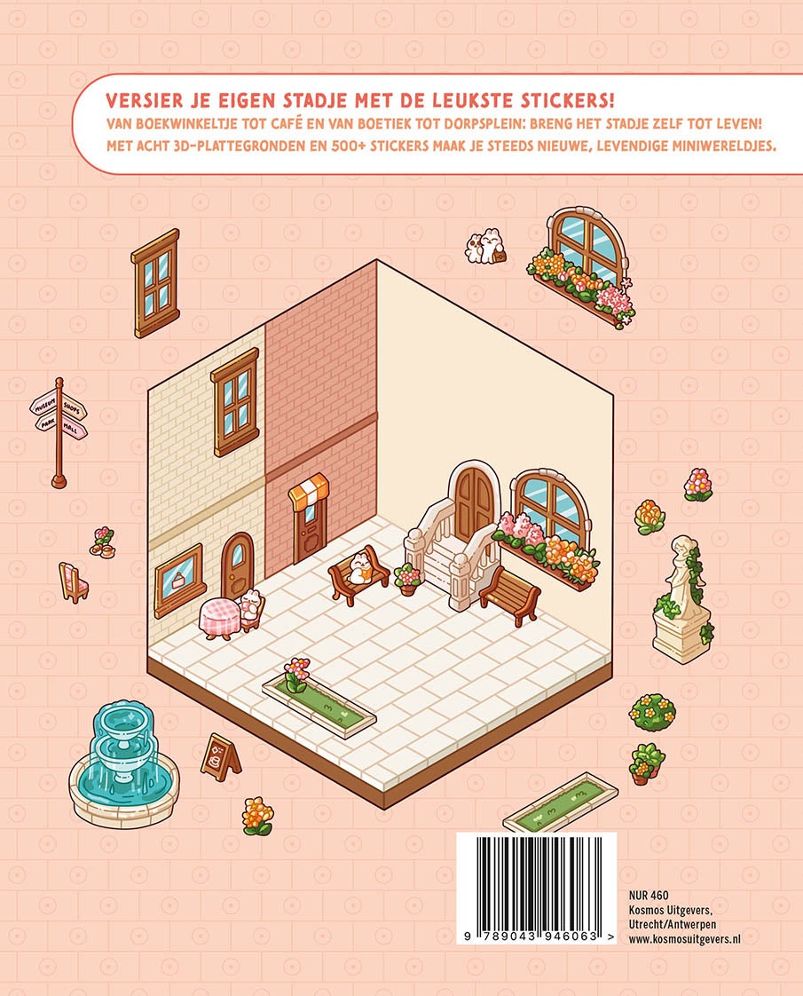 Cute 'n' Cozy Sticker Therapie: Stadje (Paperback) Cute 'n' Cozy Sticker Therapie: Stadje (Paperback)
