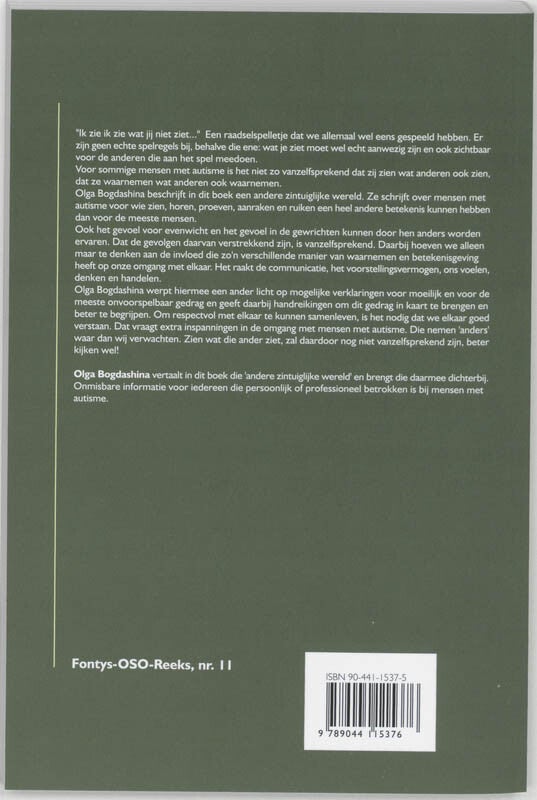 Waarneming en zintuiglijke ervaringen bij mensen met Autisme en Aspergersyndroom (Paperback) Waarneming en zintuiglijke ervaringen bij mensen met Autisme en Aspergersyndroom (Paperback)