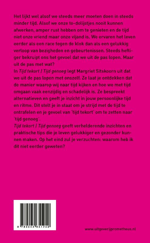 Tijd tekort | tijd genoeg (Paperback) Tijd tekort | tijd genoeg (Paperback)
