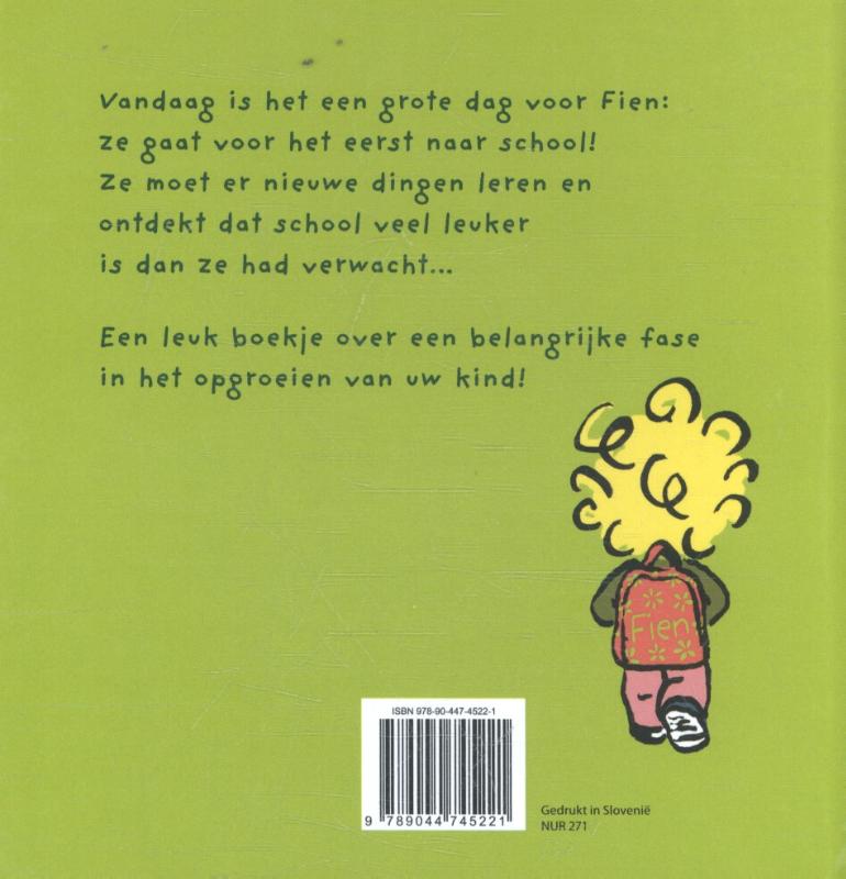 Fien gaat voor het eerst naar school (Hardback) Fien gaat voor het eerst naar school (Hardback)